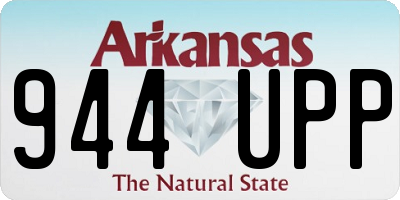 AR license plate 944UPP