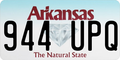 AR license plate 944UPQ