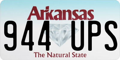 AR license plate 944UPS