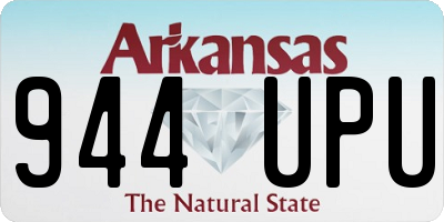 AR license plate 944UPU