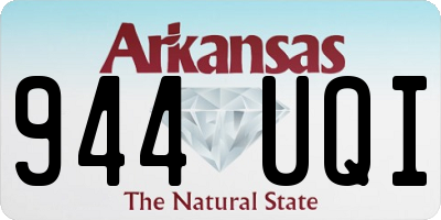 AR license plate 944UQI