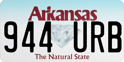 AR license plate 944URB