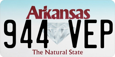 AR license plate 944VEP