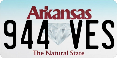AR license plate 944VES