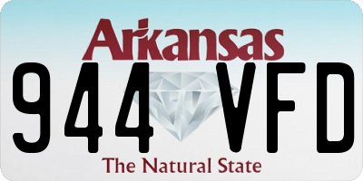 AR license plate 944VFD
