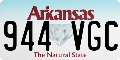 AR license plate 944VGC