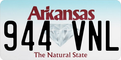 AR license plate 944VNL