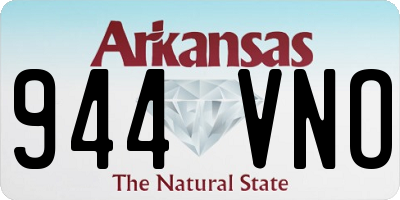 AR license plate 944VNO