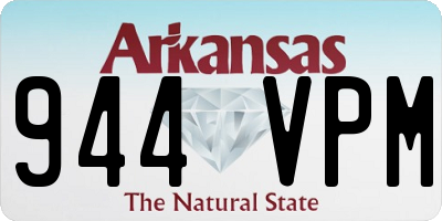 AR license plate 944VPM