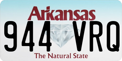AR license plate 944VRQ