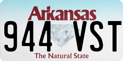 AR license plate 944VST