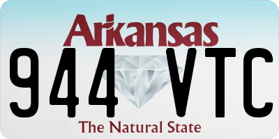 AR license plate 944VTC