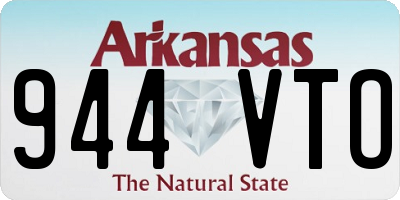 AR license plate 944VTO
