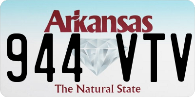 AR license plate 944VTV