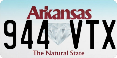 AR license plate 944VTX