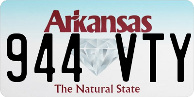 AR license plate 944VTY