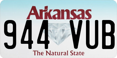 AR license plate 944VUB
