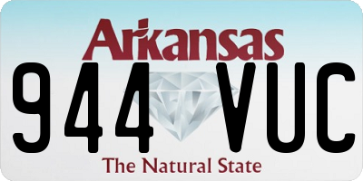 AR license plate 944VUC