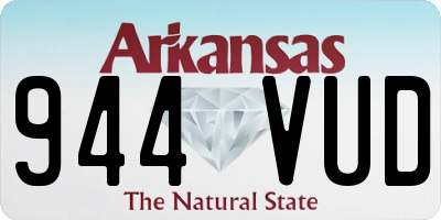 AR license plate 944VUD