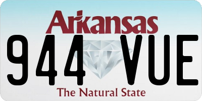 AR license plate 944VUE