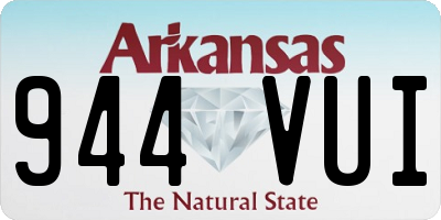 AR license plate 944VUI