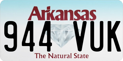 AR license plate 944VUK