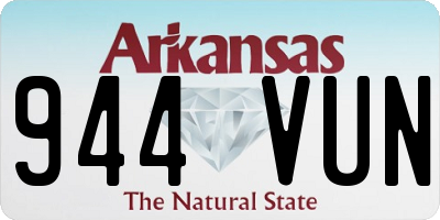 AR license plate 944VUN