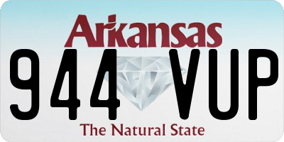 AR license plate 944VUP