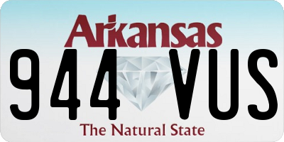 AR license plate 944VUS