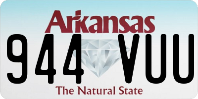 AR license plate 944VUU