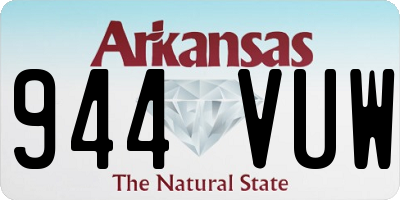 AR license plate 944VUW