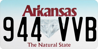 AR license plate 944VVB