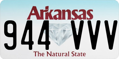 AR license plate 944VVV
