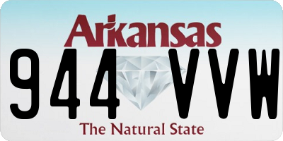 AR license plate 944VVW