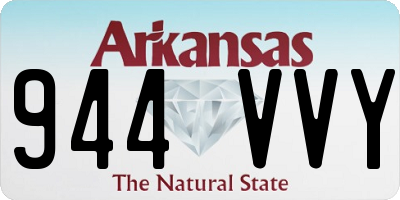 AR license plate 944VVY