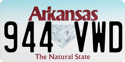 AR license plate 944VWD