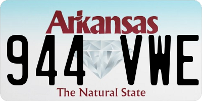 AR license plate 944VWE