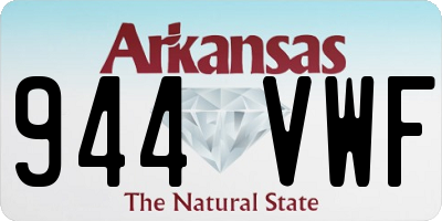 AR license plate 944VWF