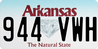 AR license plate 944VWH