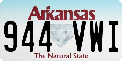 AR license plate 944VWI