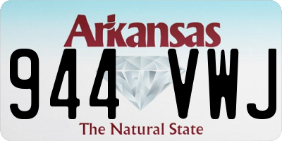 AR license plate 944VWJ