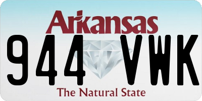 AR license plate 944VWK
