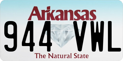 AR license plate 944VWL