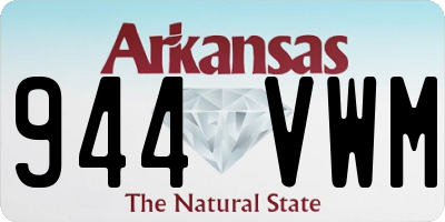AR license plate 944VWM