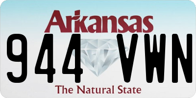 AR license plate 944VWN