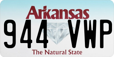 AR license plate 944VWP
