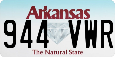 AR license plate 944VWR