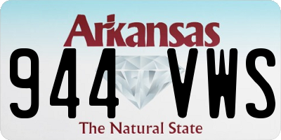 AR license plate 944VWS