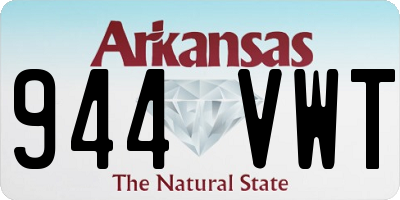 AR license plate 944VWT