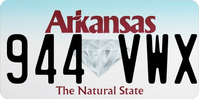AR license plate 944VWX